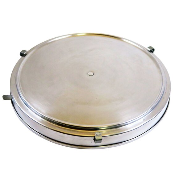 1960s-70s Mirro Aluminum Cake Safe 2002 KM Made in USA Mid-Century Kitchen - Picture 6 of 9